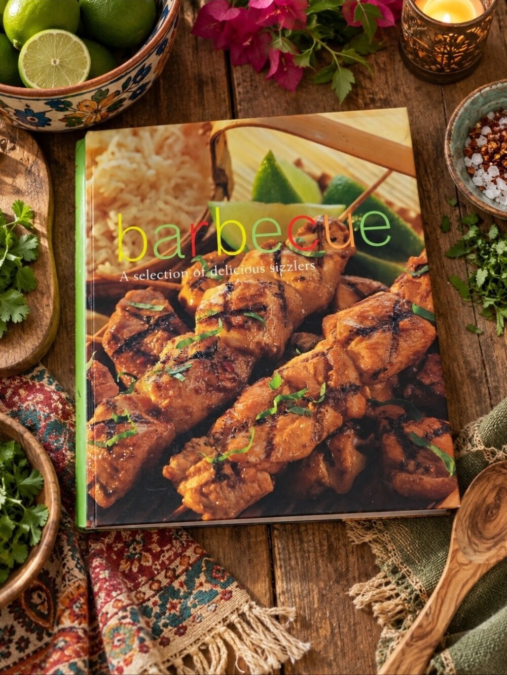 4/$15 Barbecue A Selection of Delicious Sizzlers Cookbook Hardcover Spiral Bound